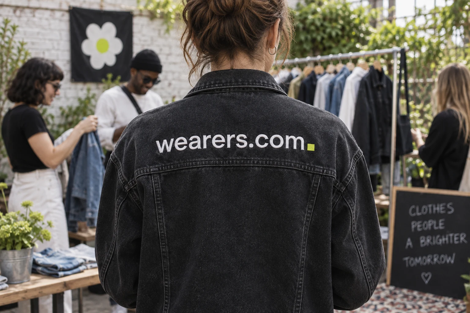 Illustrative a community for the wardrobes people actually wear concept for wearers.com